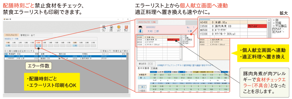 ニュートリメイトのUIイメージ